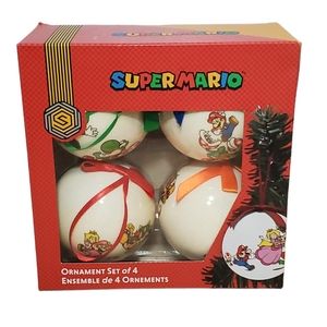 2018 Nintendo Super Mario Bros Gamestop Exclusive Christmas Tree Ornaments